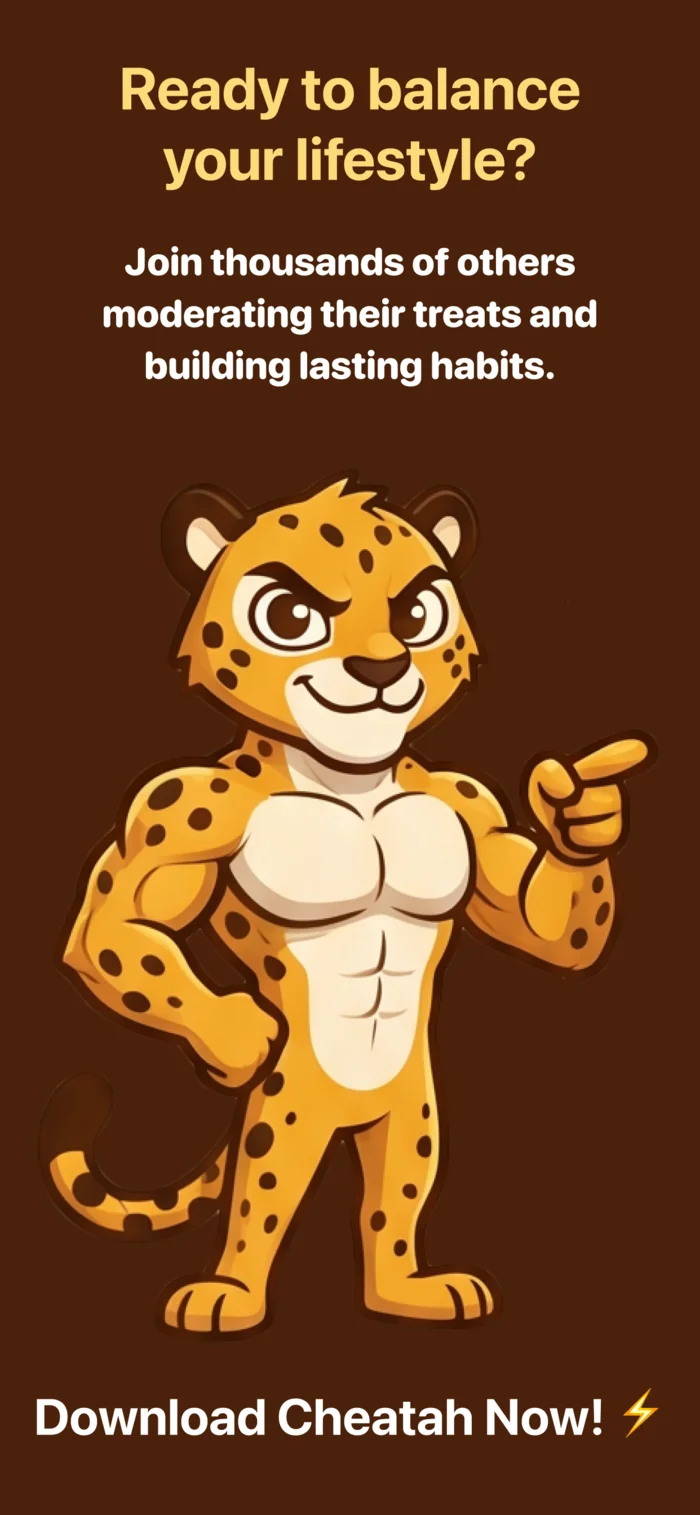 A confident cheetah pointing at you — Download Cheatah Now